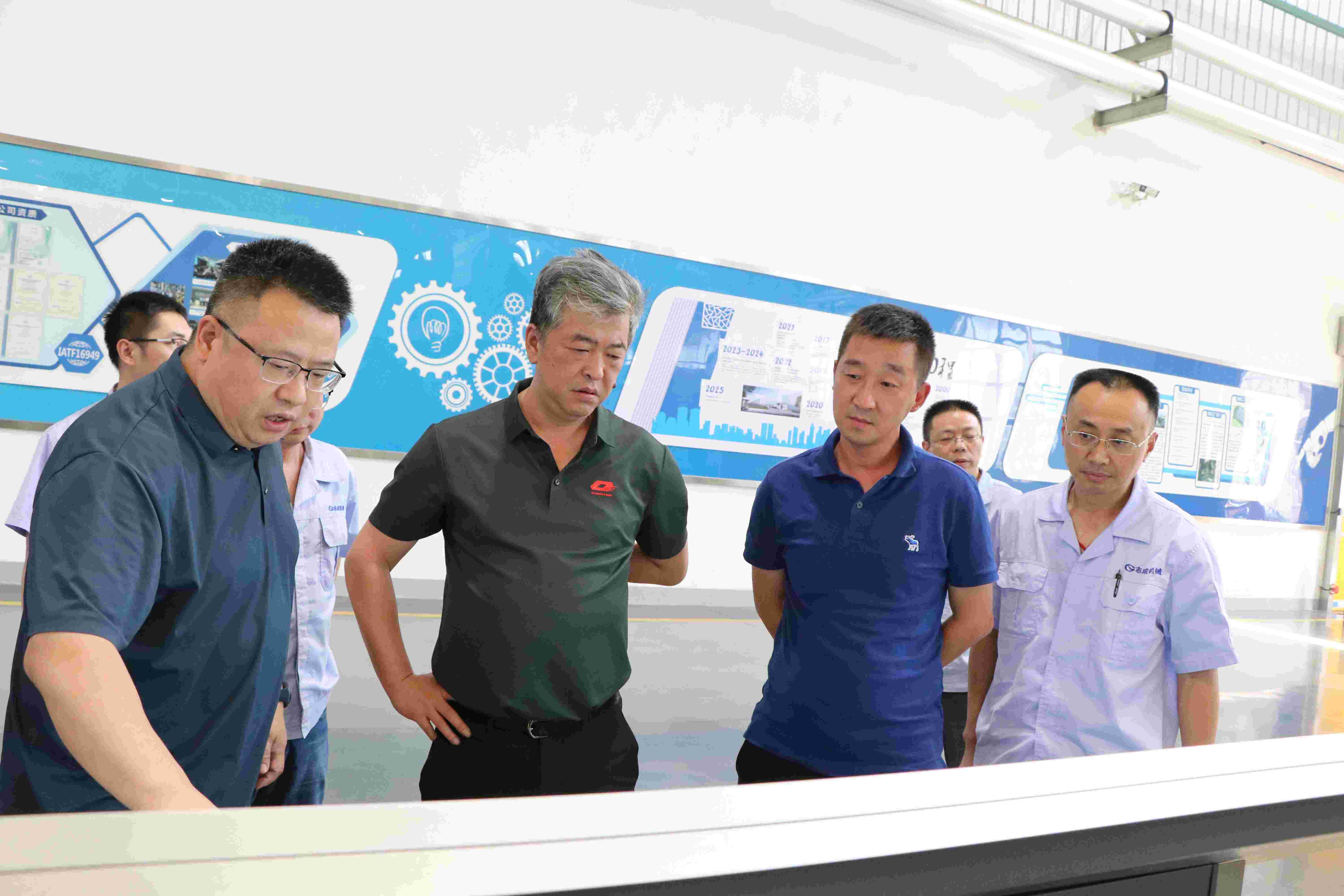 錢(qián)江摩托總裁蒞臨志成機械！